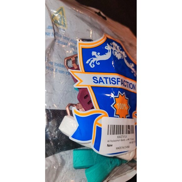 AK Replacement Bands For HR Fitness Tracker 10 Pcs Set NEW - Picture 3 of 6